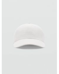 Mango - Embroidered Message Cap - Lyst