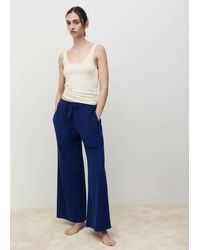 Mango - Terry Cotton Trousers - Lyst