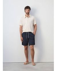 Mango - Basic Drawstring Swimsuit - Lyst