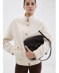 Mango - Braided Shoulder Bag - Lyst