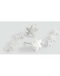 MANGO TEEN - Long Star Earrings - Lyst