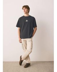 MANGO TEEN - 100% Cotton Embroidered T-Shirt - Lyst