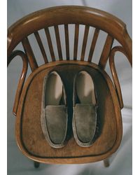 Mango - Suede Driving Shoes - Lyst