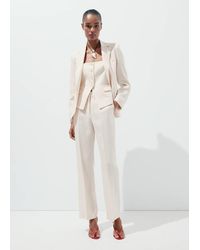 Mango - Linen Suit Waistcoat - Lyst