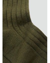 Mango - Ribbed Wool Blend Socks - Lyst