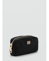 Mango - Nylon Toiletry Bag With Pockets - Lyst