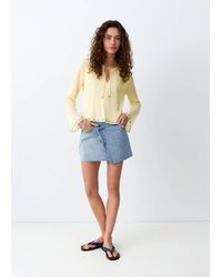 MANGO TEEN - Denim Skort - Lyst