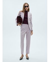 Mango - Fitted Suit Jacket - Lyst