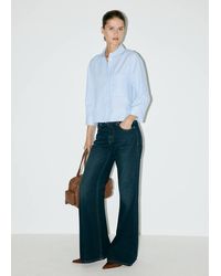 Mango - Striped Straight Shirt - Lyst