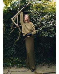 Mango - Oversized Chunky-Knit Sweater - Lyst
