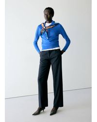 Mango - Polo-Neck Jumper With Pocket - Lyst