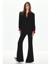 Mango - Straight Blazer With Flap Pockets - Lyst