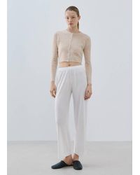 Mango - Short Wool Cardigan - Lyst