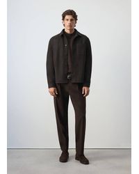 Mango - Regular Fit Flannel Overshirt - Lyst