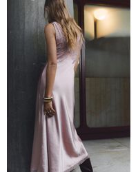 Mango - Rigid Bracelet With Relief - Lyst