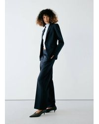 Mango - Straight Suit Trousers - Lyst