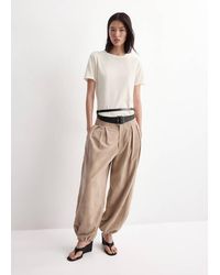 Mango - Short-Sleeved Knitted Sweater - Lyst
