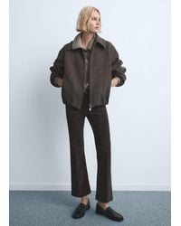 Mango - Corduroy Flared Jeans - Lyst