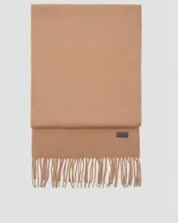 Mango - Plain Fringed Scarf - Lyst