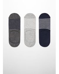 Mango - 3-pack Of Striped Design Socks - Lyst