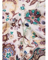Mango - Floral Print Scarf - Lyst