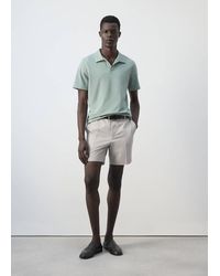 Mango - Slim Fit Piqué Polo - Lyst