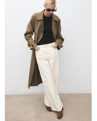 Mango - Suede Block-Heel Boots - Lyst