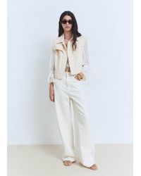 Mango - Denim-Effect Waistcoat - Lyst