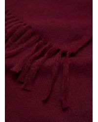 Mango - Fringed Edge Scarf - Lyst