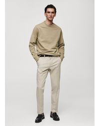 Mango - 100% Cotton Basic Sweatshirt - Lyst