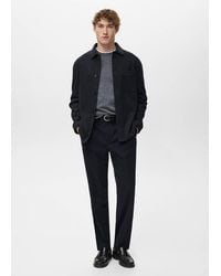 Mango - Regular Fit Flannel Overshirt - Lyst
