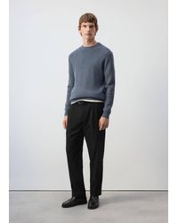 Mango - Relaxed-Fit Pleated Trousers - Lyst