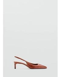 Mango - Kitten Heel Pointed Toe Shoe - Lyst