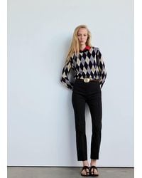 Mango - Feinstrickpullover Mit Rundhals - Lyst