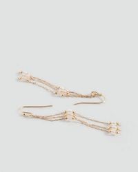 MANGO TEEN - Long Star Earrings - Lyst