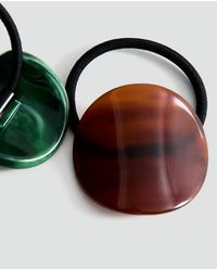 Mango - Pack Of 2 Hair Bobbles - Lyst