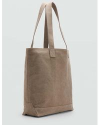 Mango - Cotton Tote Bag - Lyst
