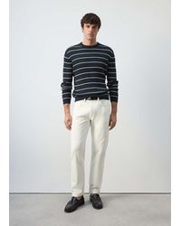 Mango - Cotton-Lyocell Blend Cable-Knit Jumper - Lyst