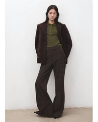 Mango - Long-Sleeved Polo-Neck Sweater - Lyst