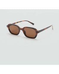 Mango - Semi-Transparent Frame Sunglasses - Lyst