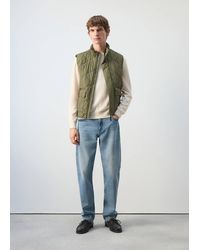 Mango - Lightweight Quilted Water-Repellent Quilted Gilet - Lyst