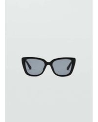 Mango - Squared Frame Sunglasses - Lyst