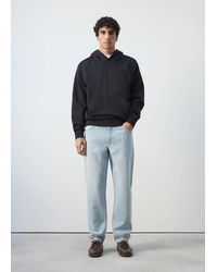 Mango - 100% Lightweight Cotton Hooded Sweatshirt - Lyst