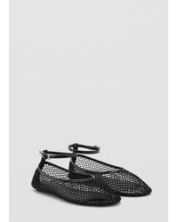 Mango - Ballet Flats With Mesh Bracelet - Lyst