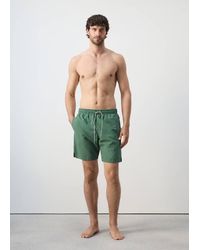 Mango - Basic Drawstring Swimsuit - Lyst