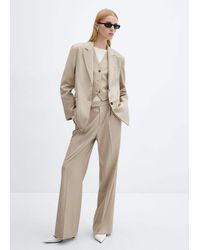 Mango - Suit Jacket With Buttons - Lyst