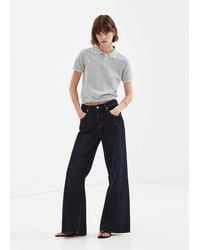 Mango - Knitted Polo-Neck Sweater - Lyst