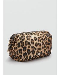 Mango - Zipped Nylon Cosmetics Bag - Lyst