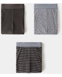 Mango - Pack Of 3 Cotton Combination Briefs - Lyst