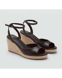Mango - Espadrille Wedge Sandal - Lyst